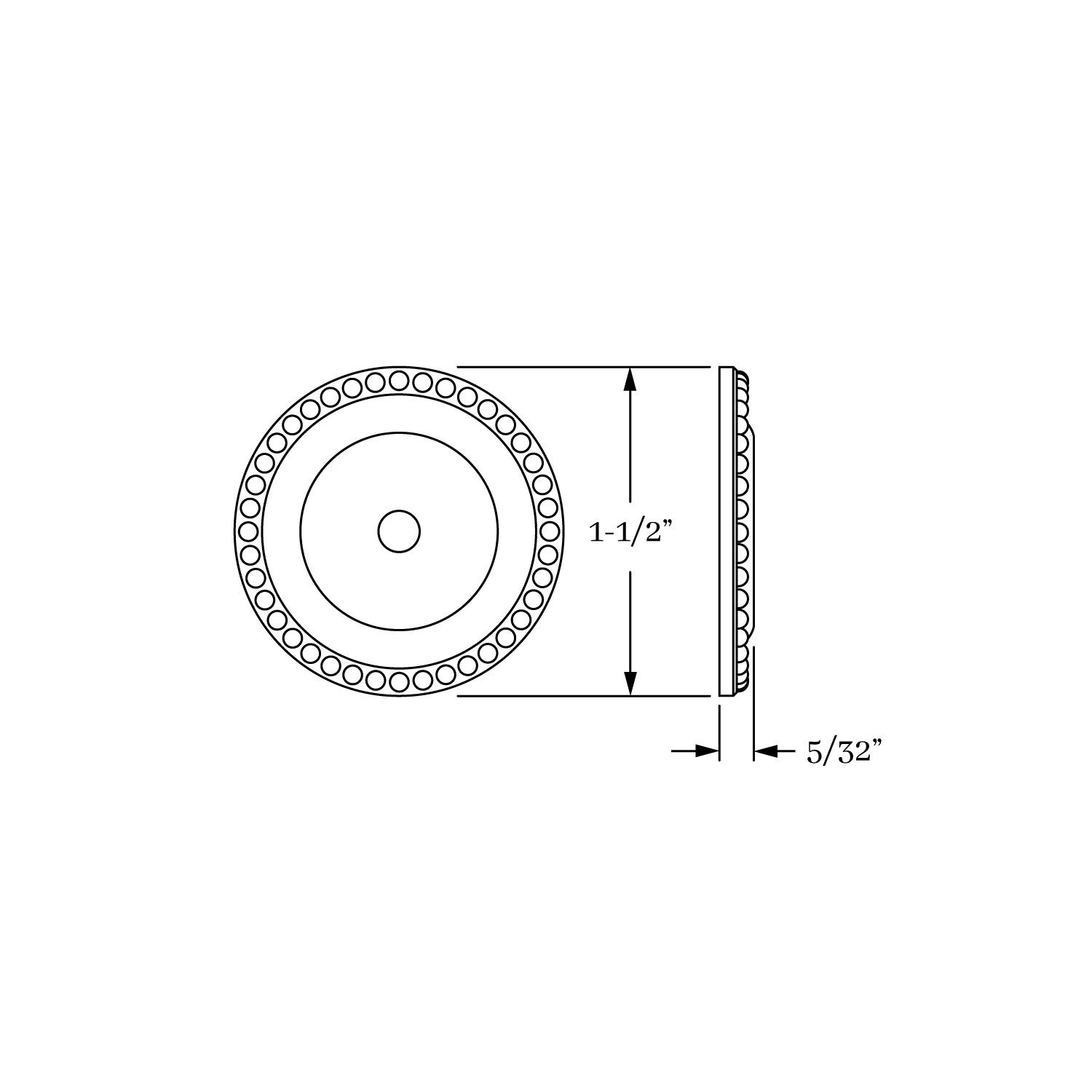 1564 Backplate  