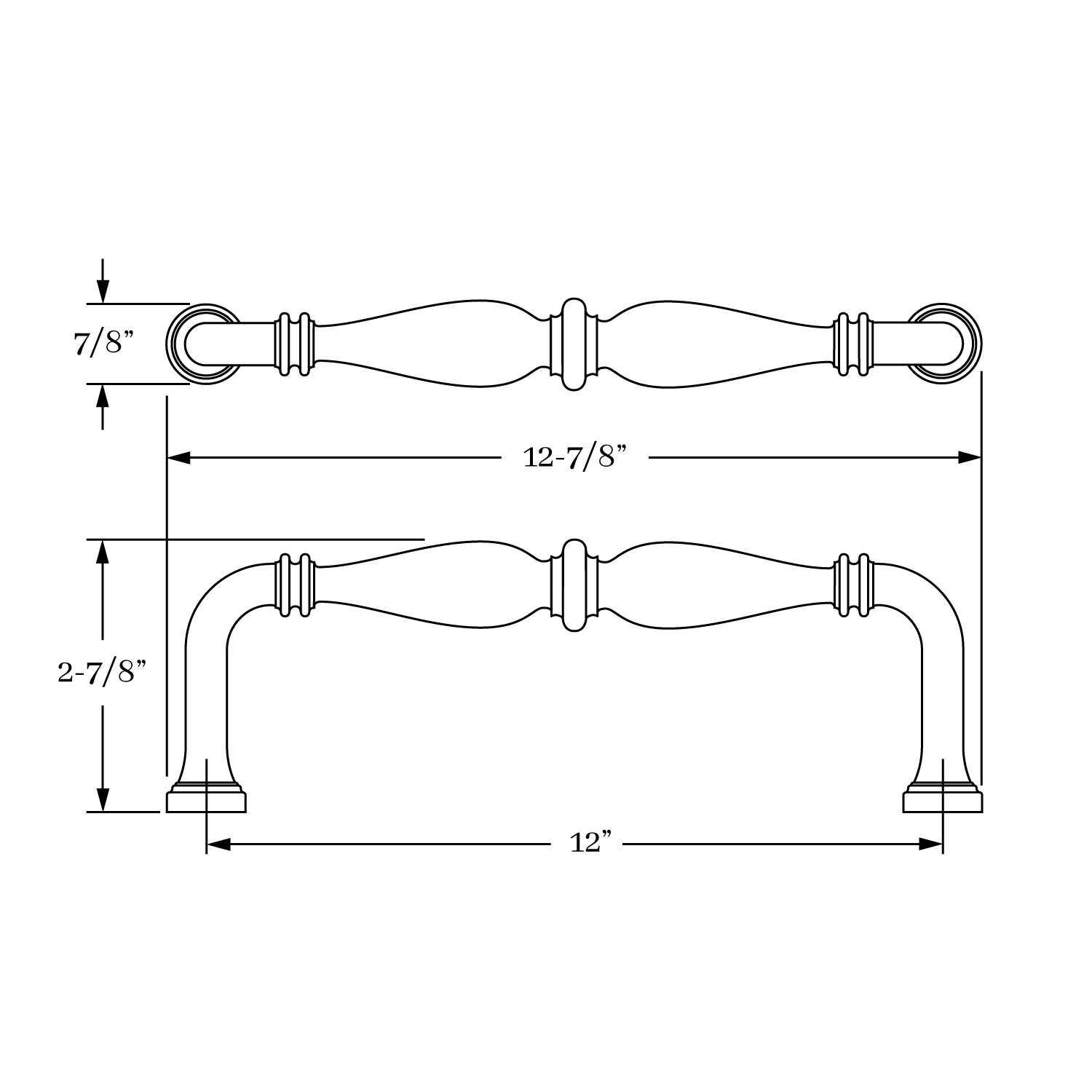 1882 Appliance Pull 