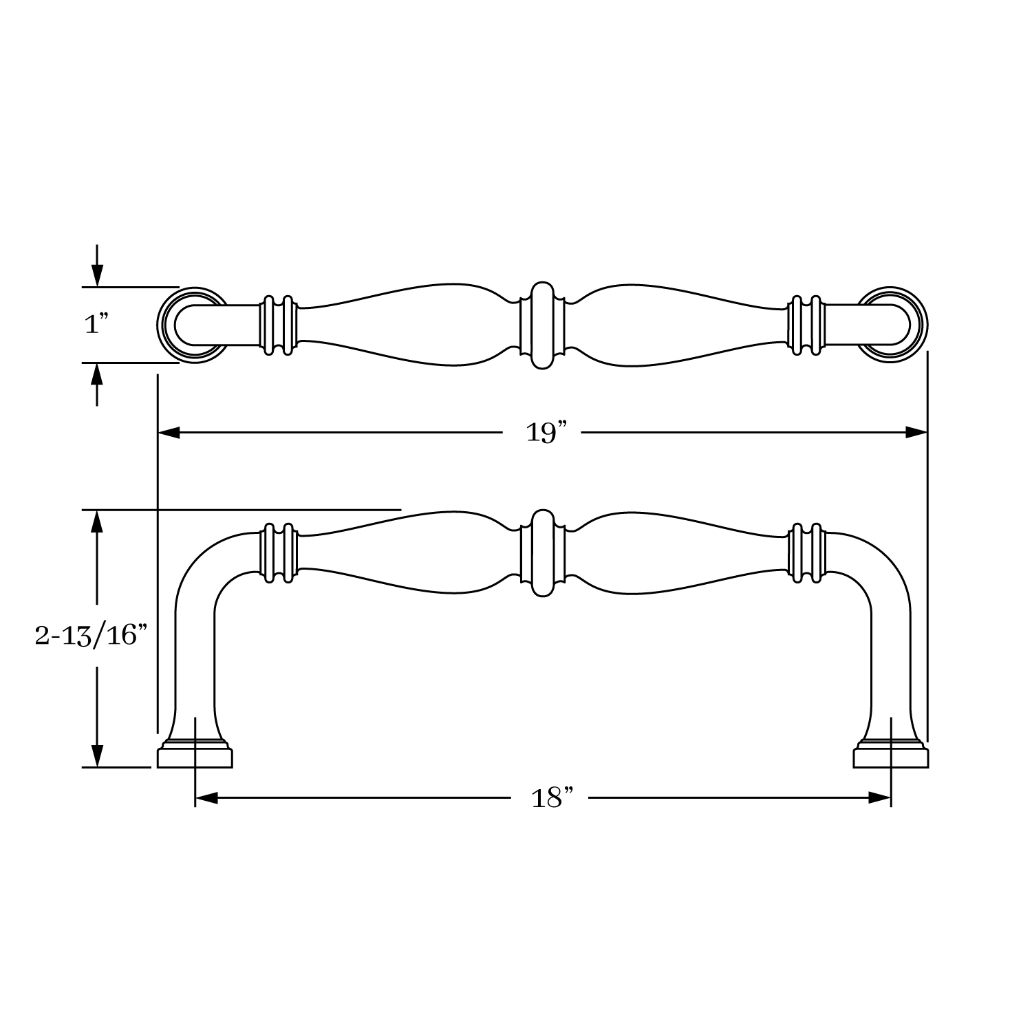 1888 Appliance Pull 