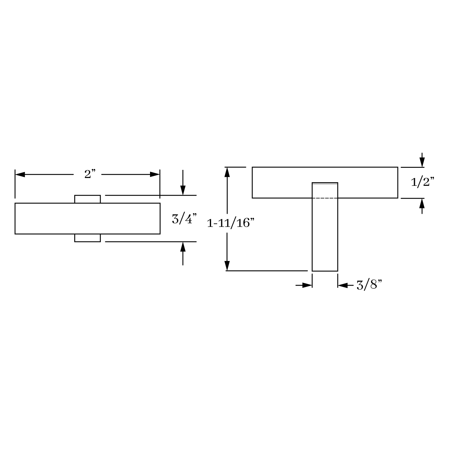 2706 T Knob 