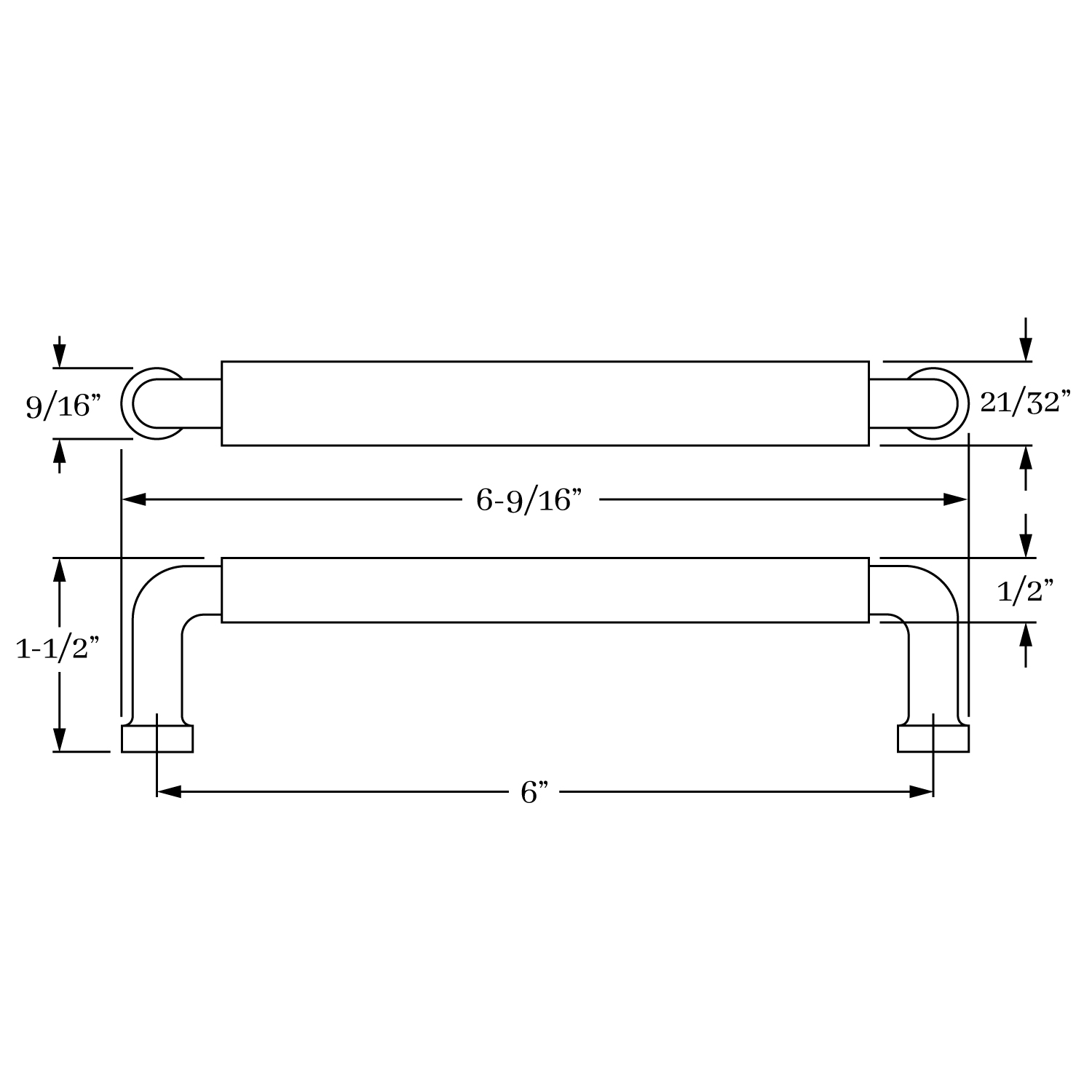 2876 Oval Pull 