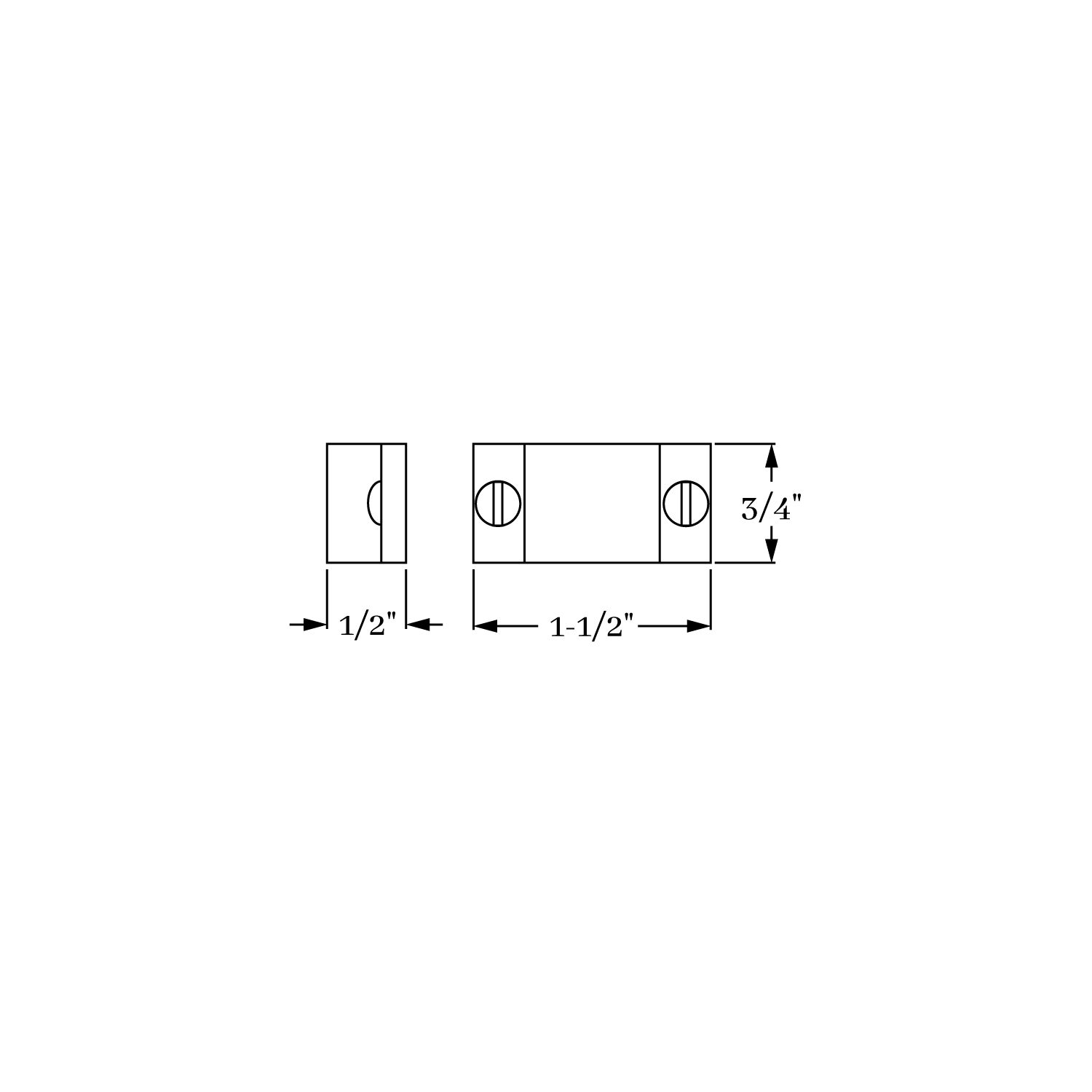 3294 Surface Mount Strike - Modern 