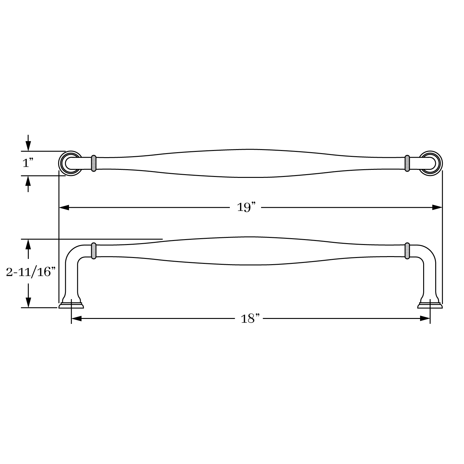 3518 Coin Appliance Pull 