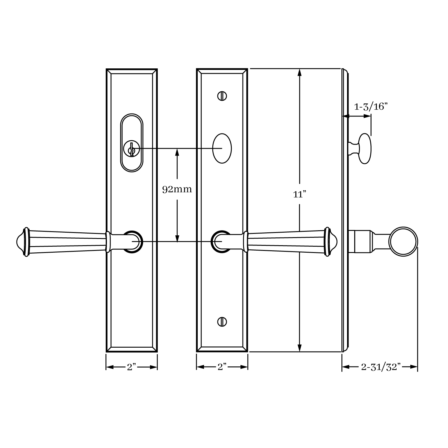 13510 Chautauqua Multi Point Set <br>American Profile