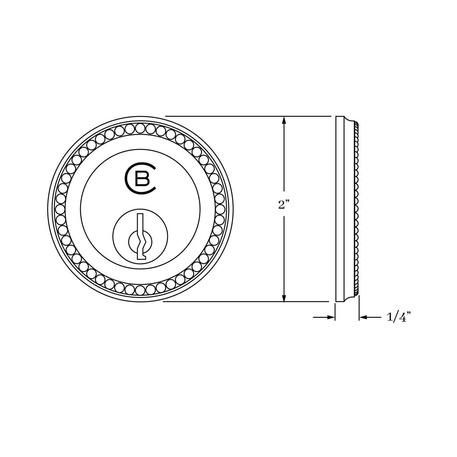 14972 Chautauqua Bead Cylinder Collar