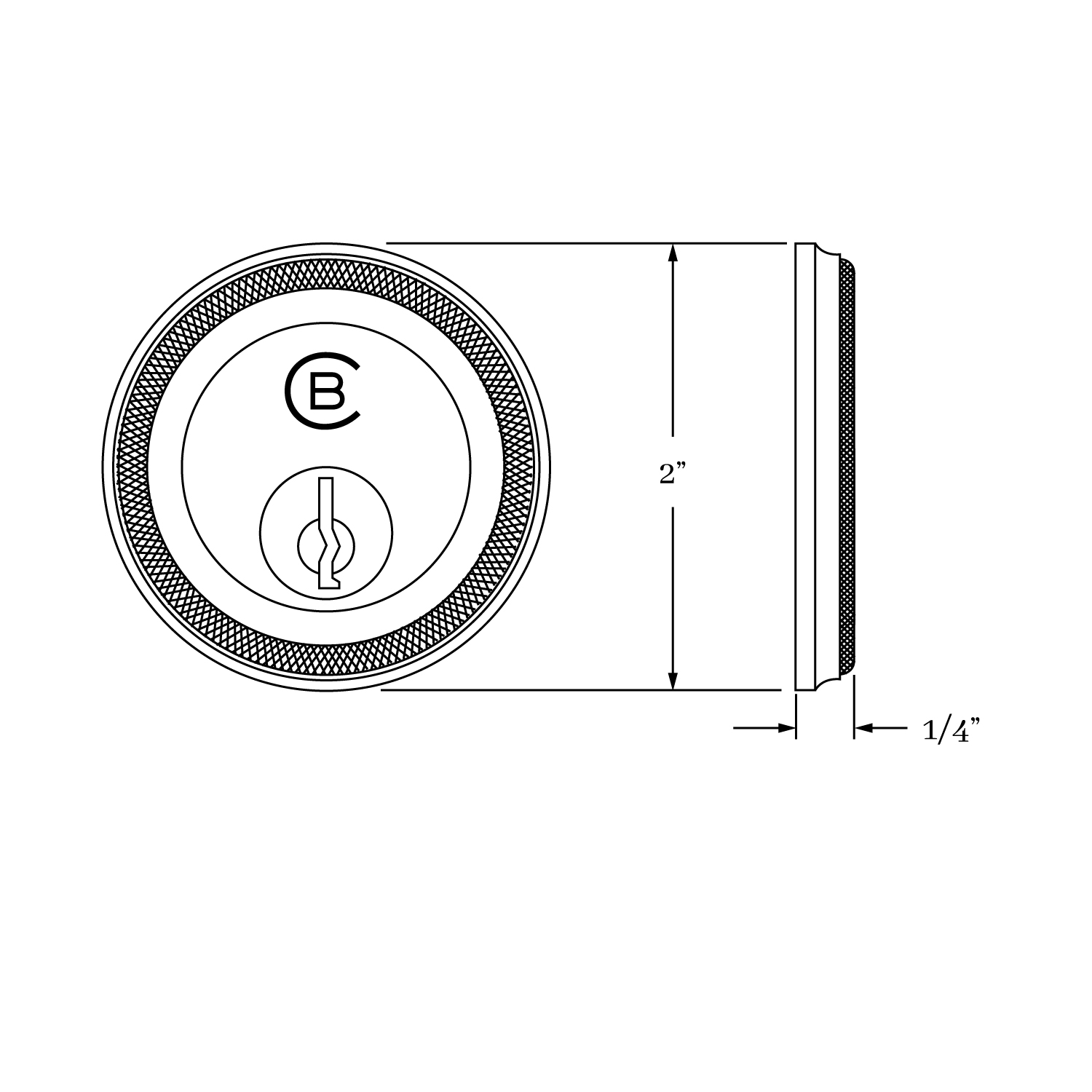 14973 Chautauqua Cross Hatch Cylinder Collar