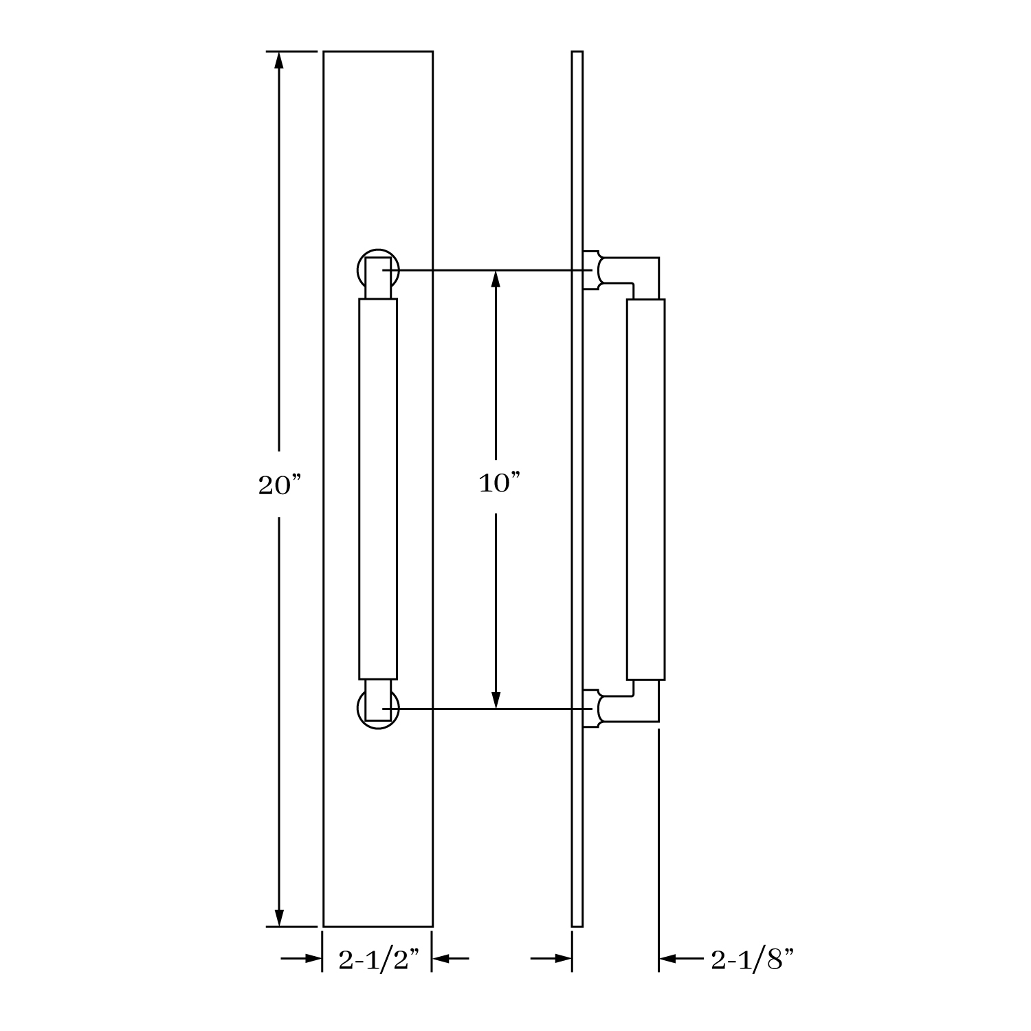 17083 Après Pull Plate