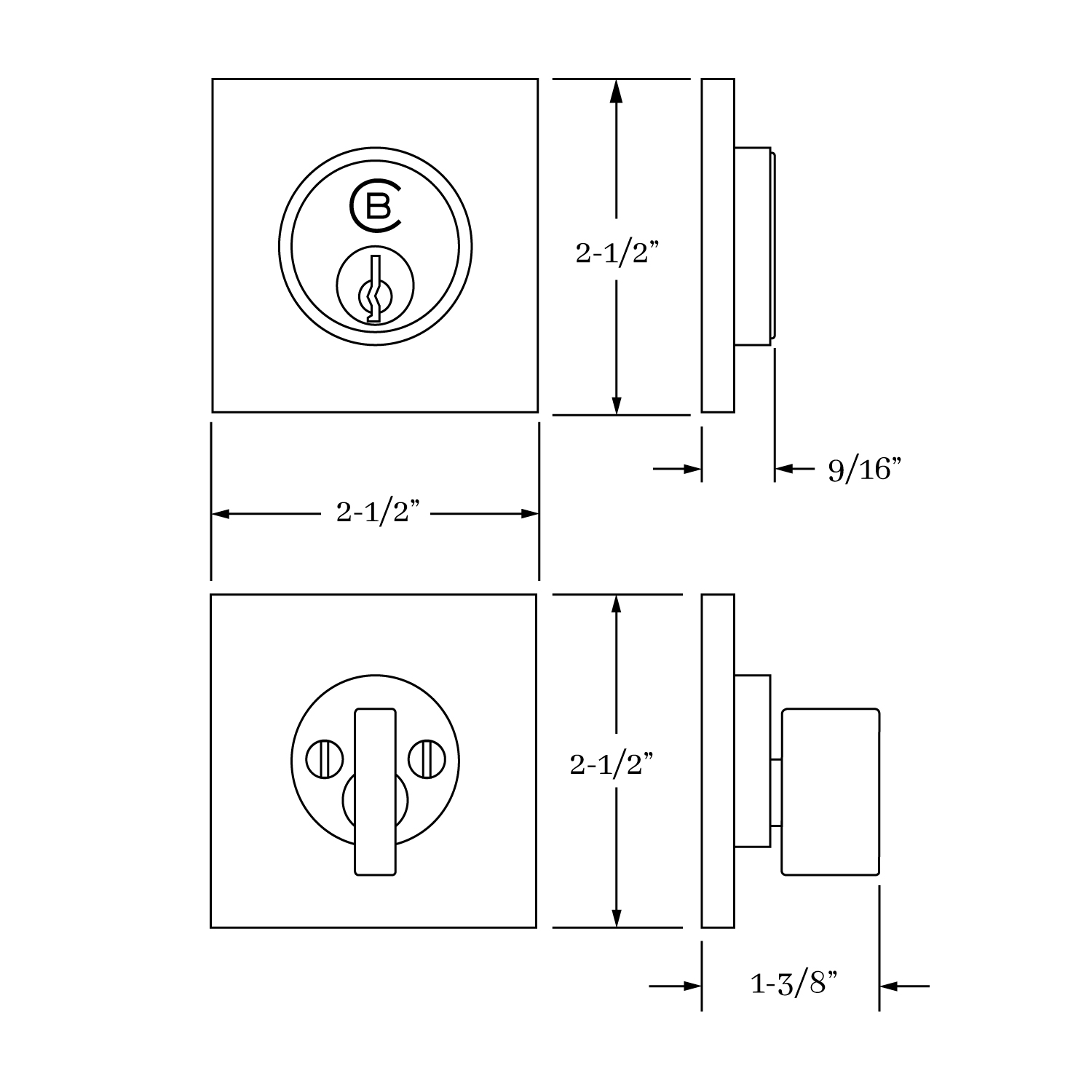 17152 Après Auxiliary Deadbolt