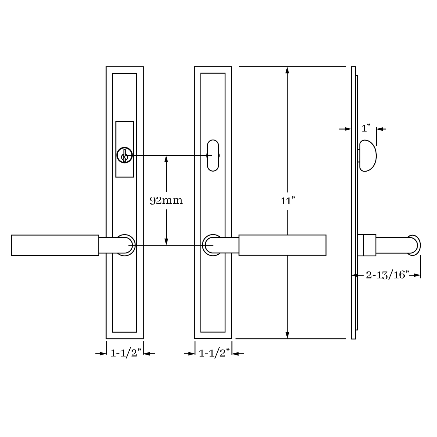 17570 Shore Multi Point Set<br>American Profile