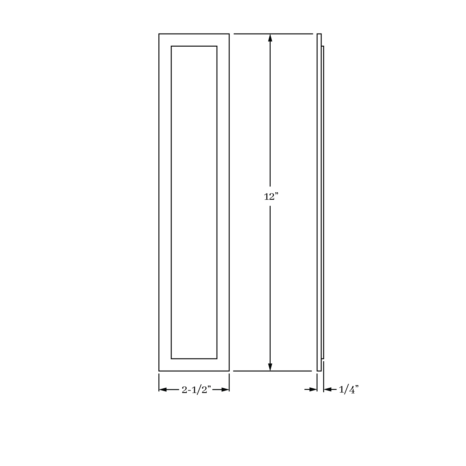 17580 Shore Push Plate