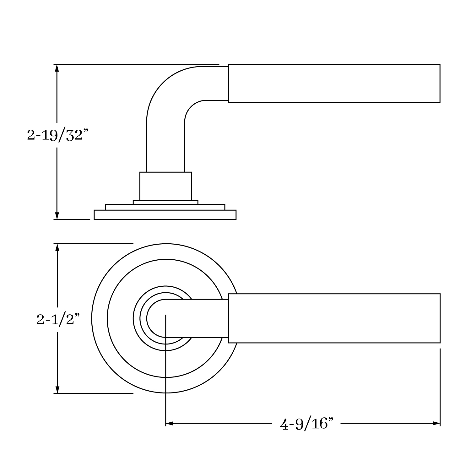 17726 Shore Lever and Rose