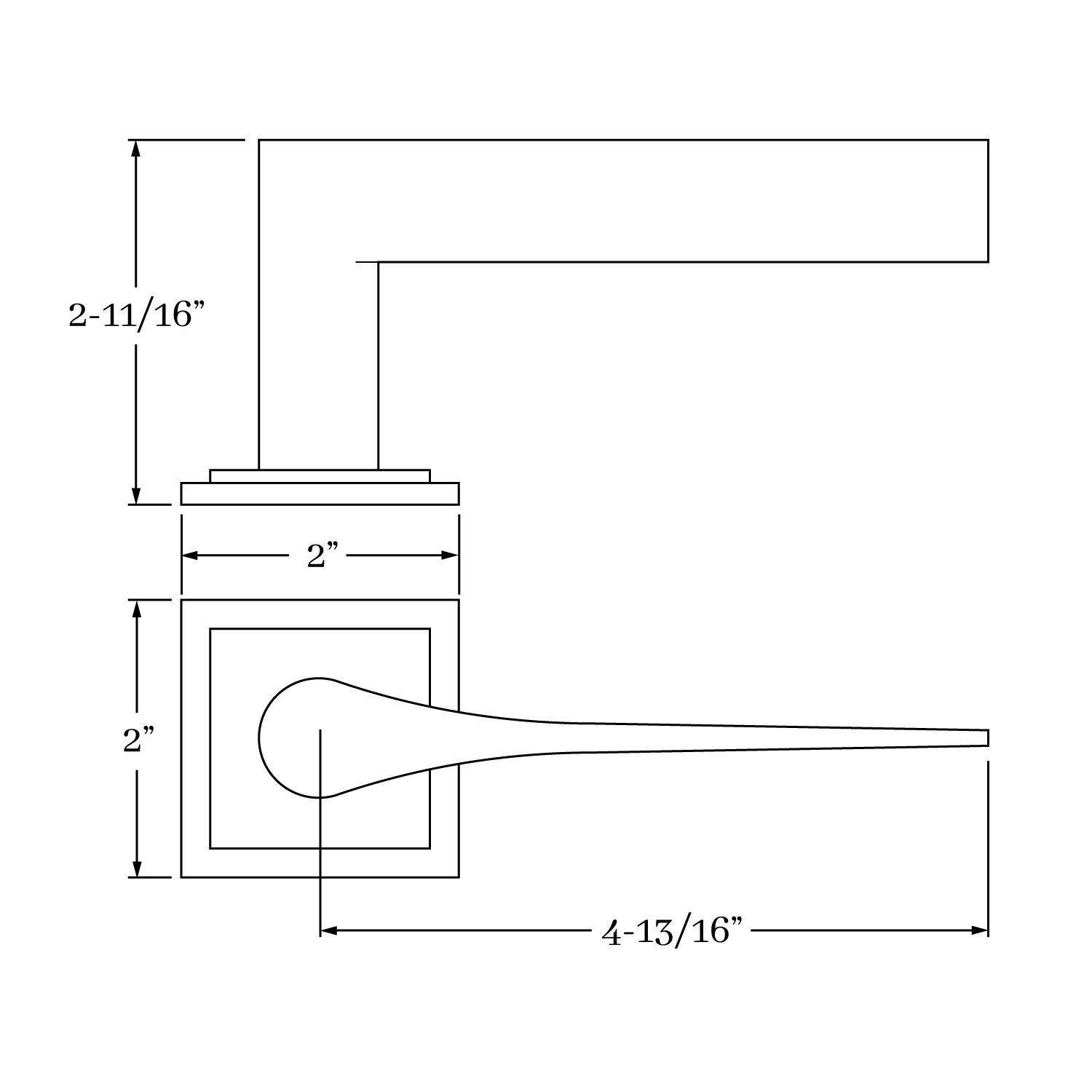 17736 Shore Lever and Rose