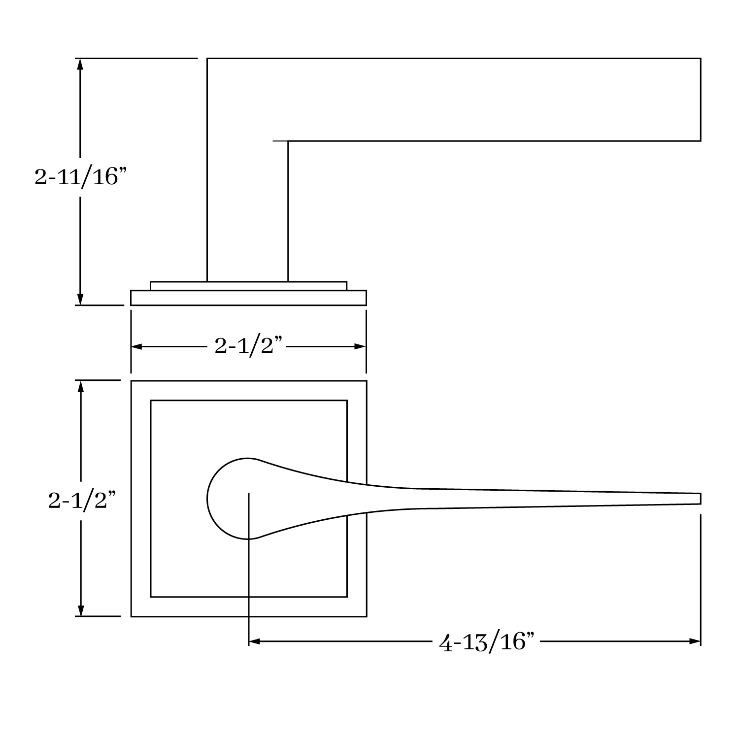 17746 Shore Lever and Rose