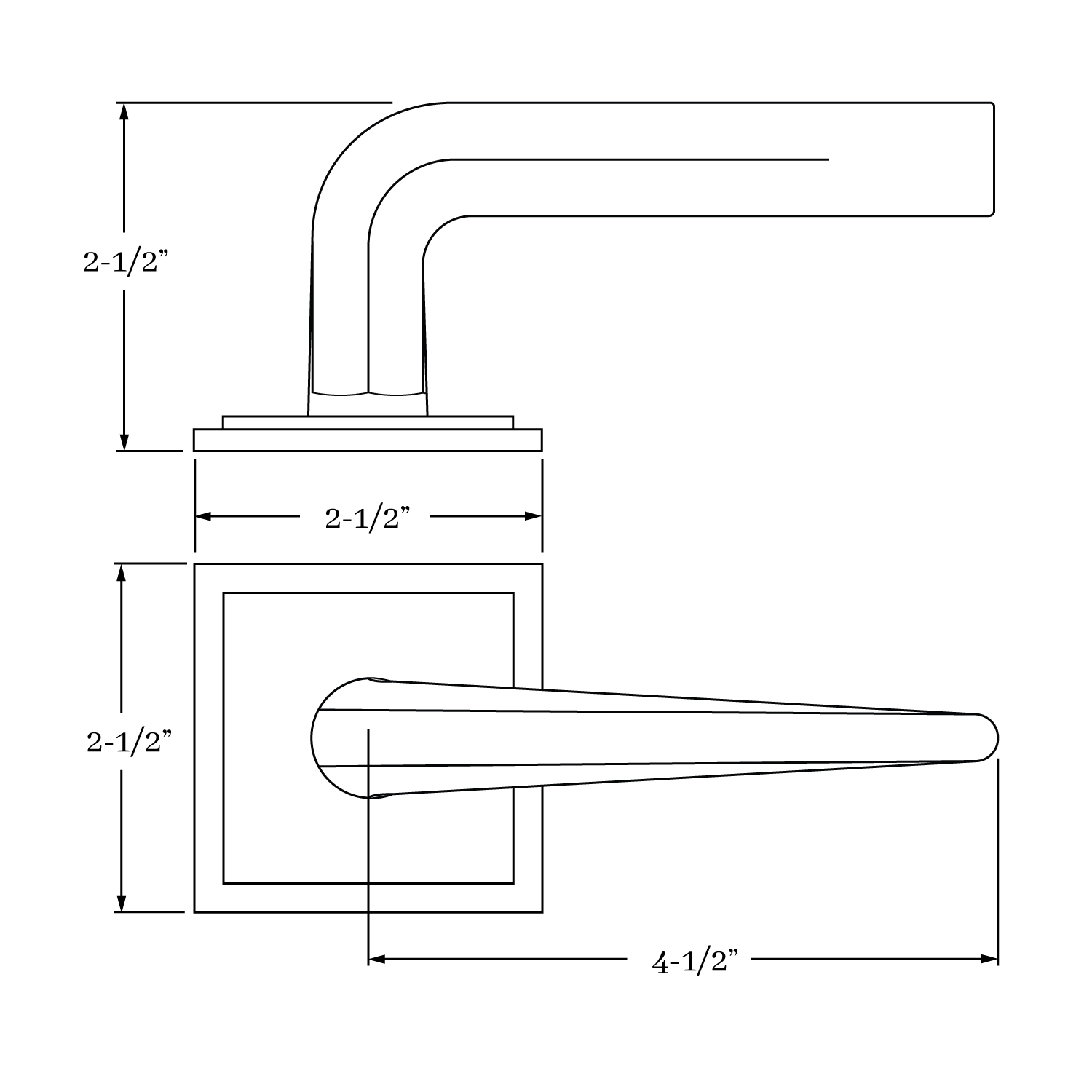 17766 Shore Lever and Rose