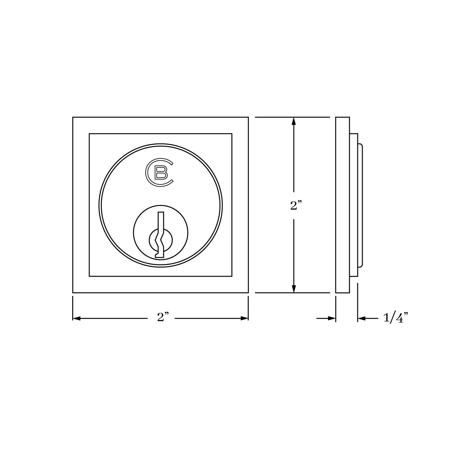 17877 Shore Square Cylinder Collar