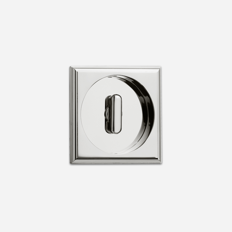 18542 Flush Pulls Square Flush Pull<br>Privacy with Turnpiece