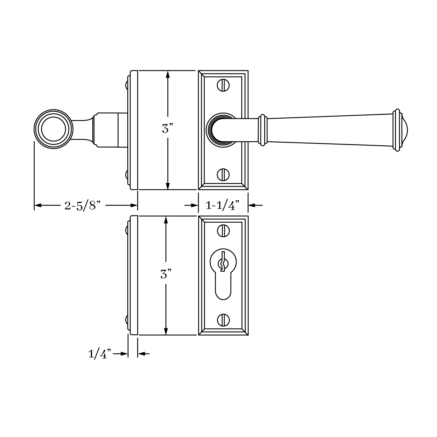 7230 Hutter Multi Point Set<br>Euro Sectional