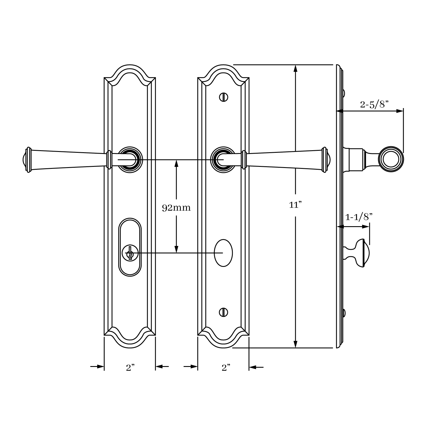 7864 Hutter Multi Point Set <br>American Profile