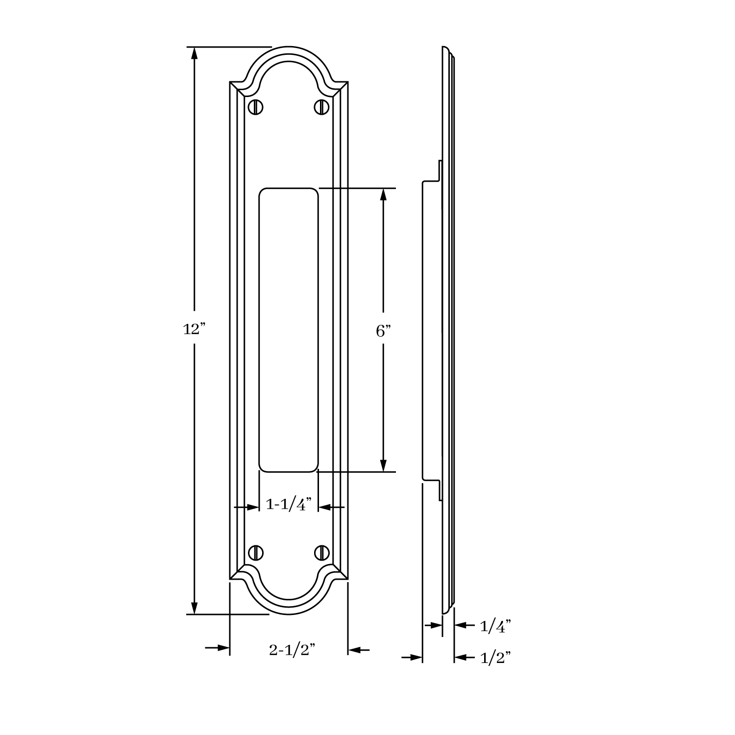 7891 Hutter Flush Pull