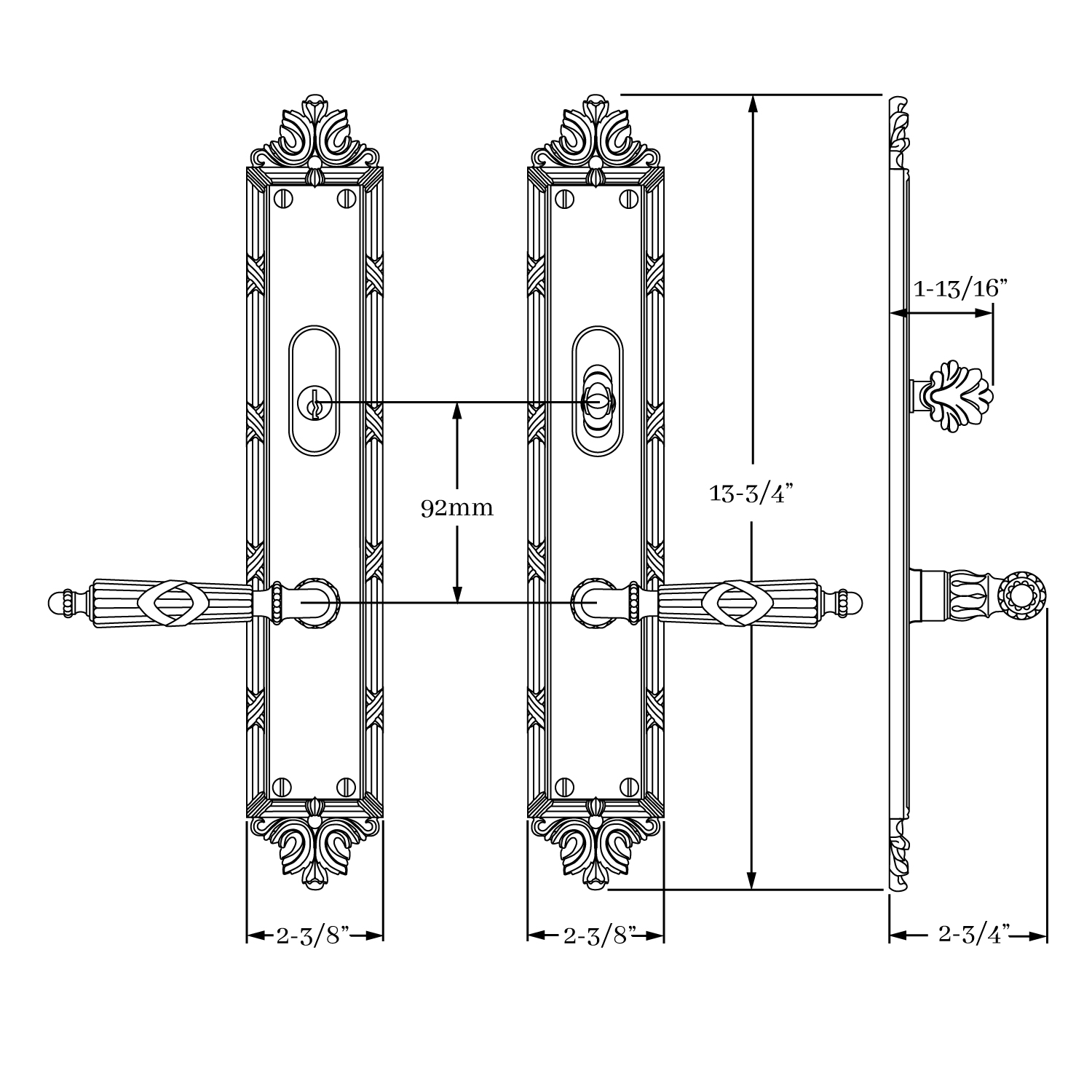 8064 St. Georges Multi Point Set<br>American Profile