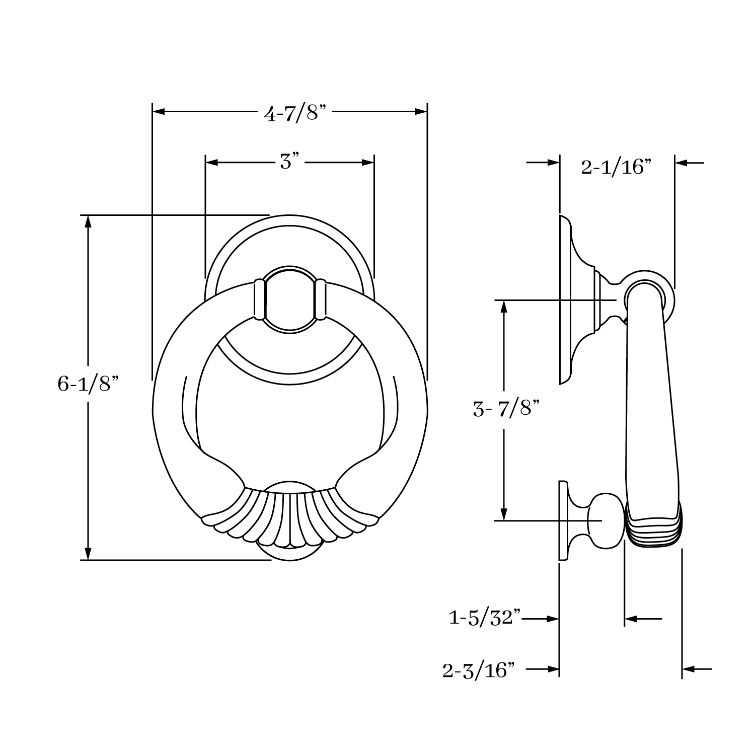 8380 Savannah Door Knocker