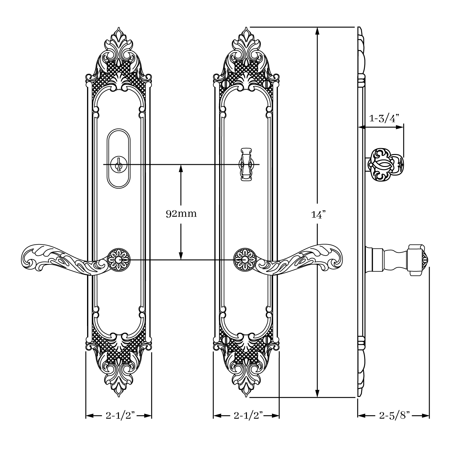 8464 Hyde Park Multi Point Set<br>American Profile