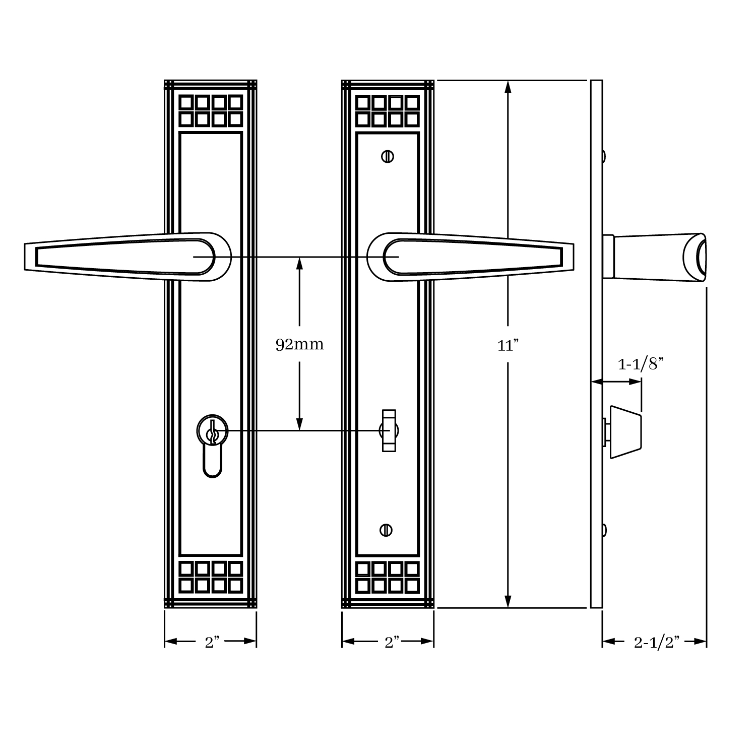 8650 Arts & Crafts Multi Point Set<br>Euro Profile