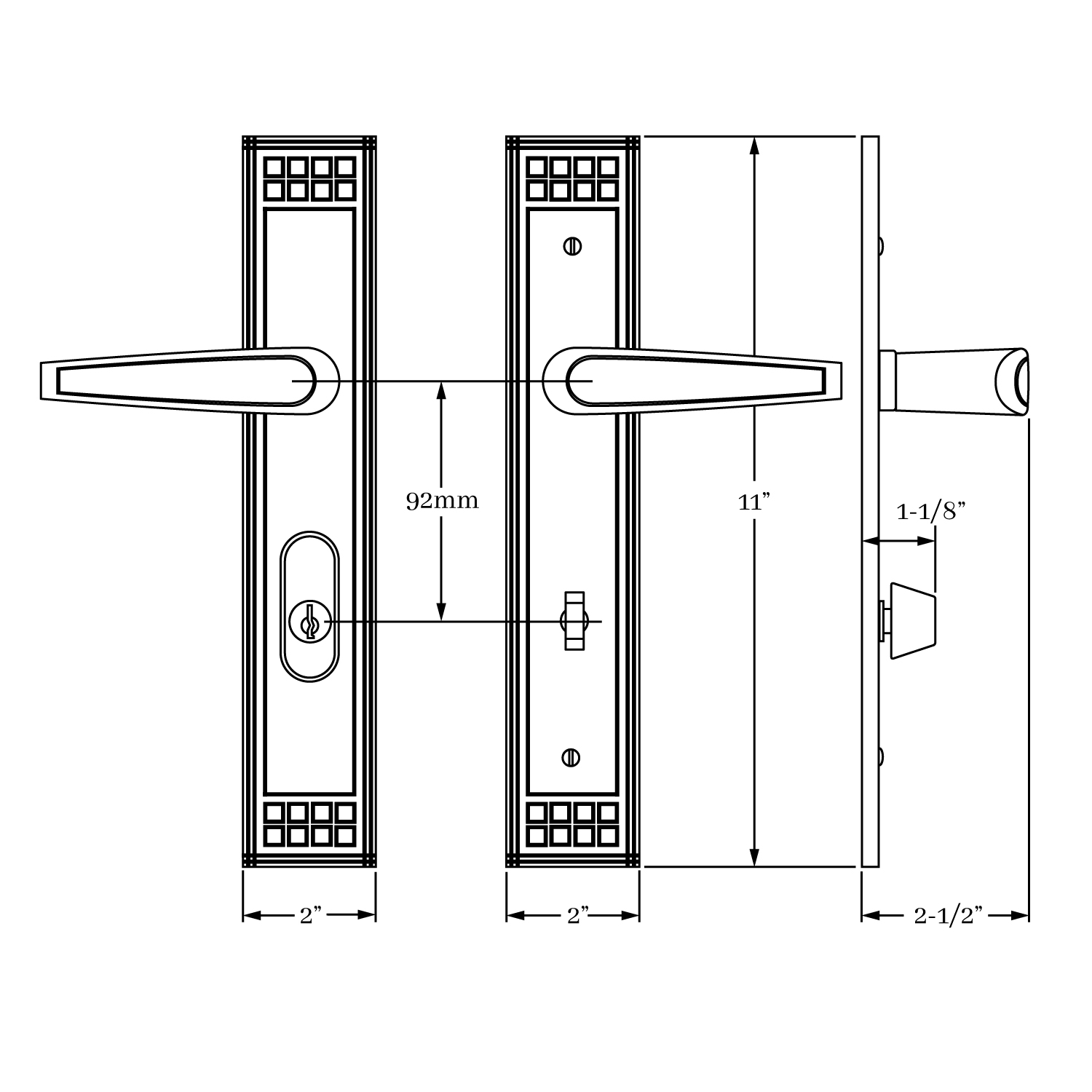 8664 Arts & Crafts Multi Point Set<br>American Profile