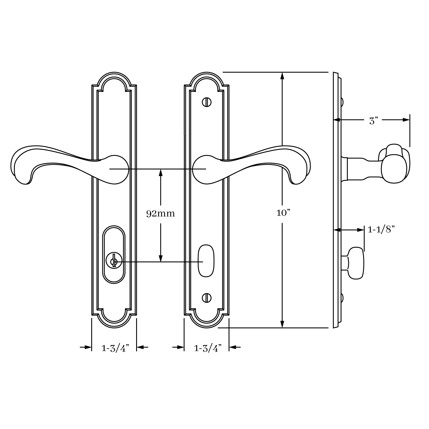 8864 Montana Multi Point Set <br>American Profile